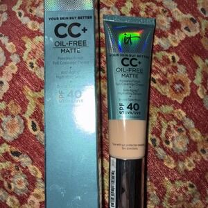 It Cosmetics, Oil Free Matte - High Coverage Matte CC Cream Neutral Medium NIB